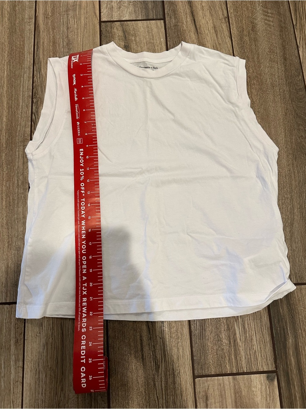 Abercrombie & Fitch White Sleeveless Top - Picture 6 of 7